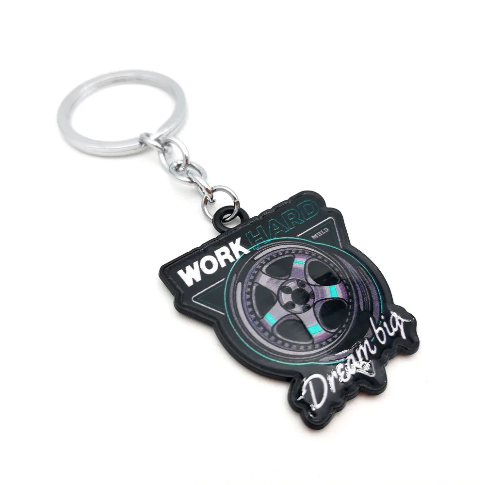 WORK Hard Dream Big Keychain