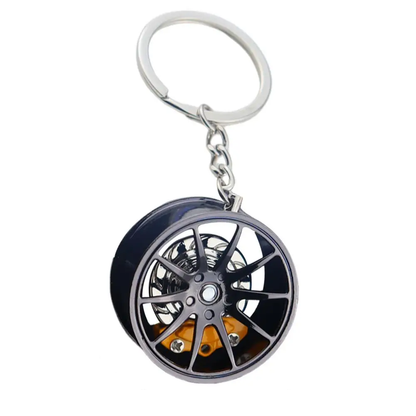 Wheel + Brakes Keychain