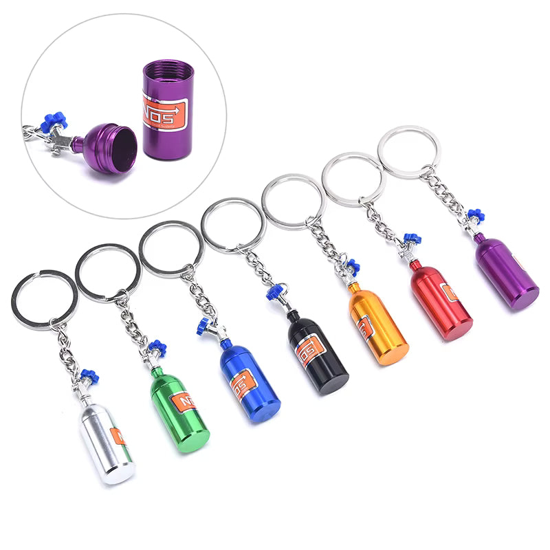 NOS Nitrous Bottle Keychain