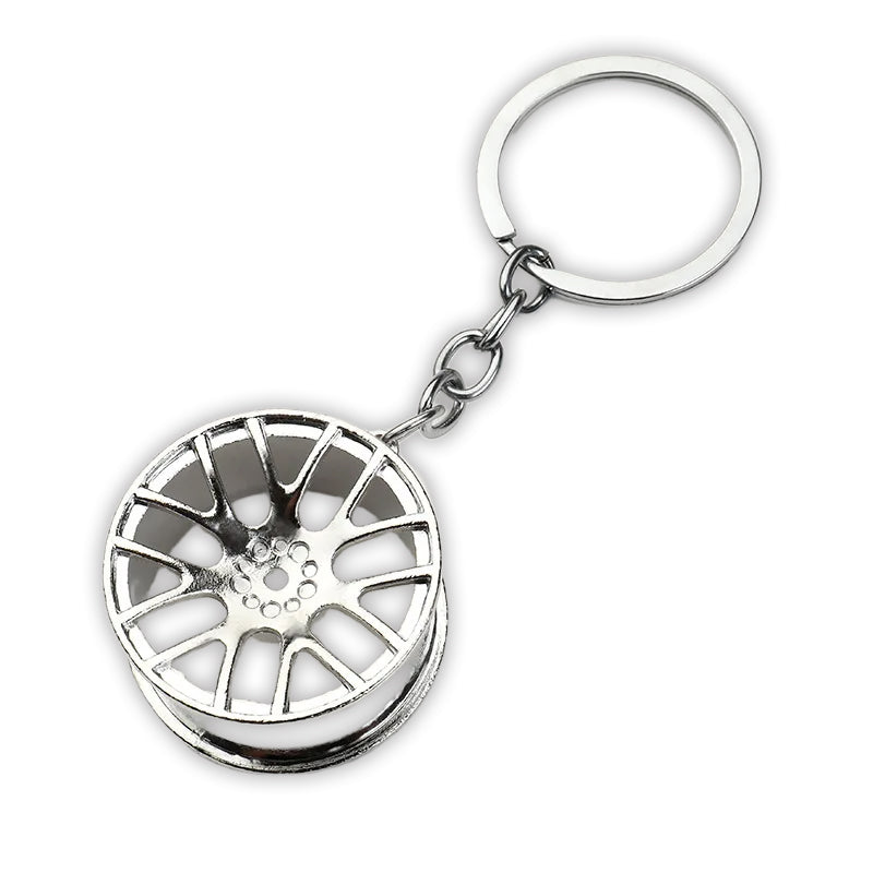 Multi-Spoke Wheel Keychain