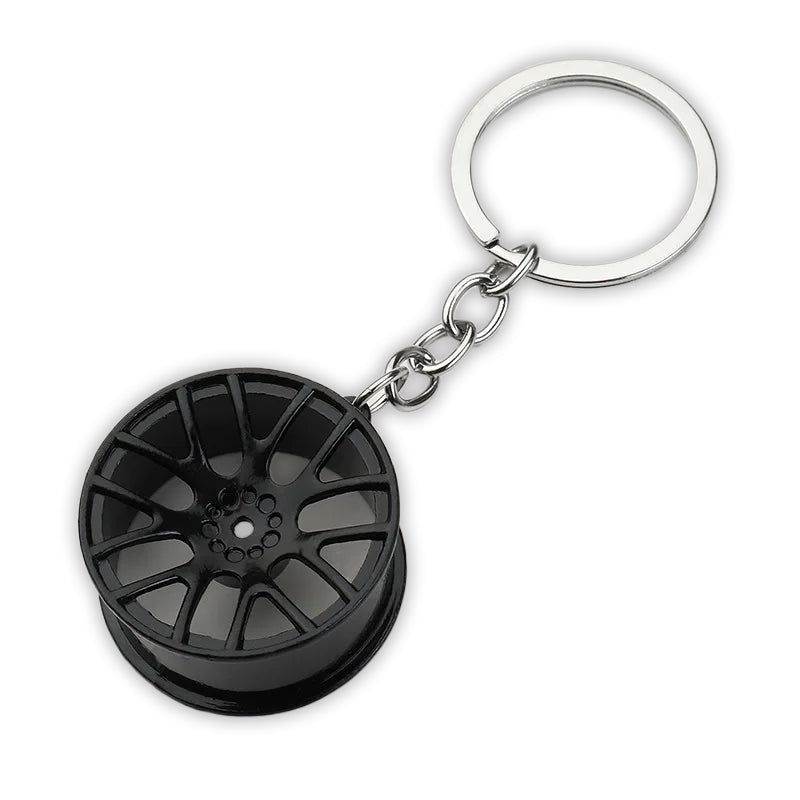 Multi-Spoke Wheel Keychain