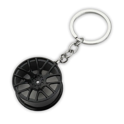 Multi-Spoke Wheel Keychain